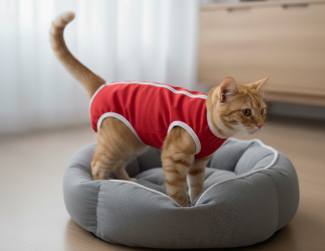 Roupa Pós Castração em Felino- Fêmea